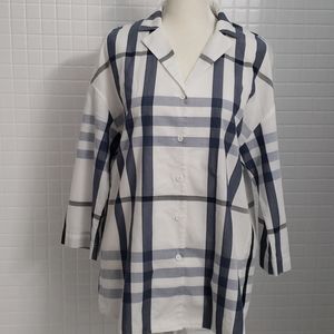 Lafayette 148 Plaid Shirt